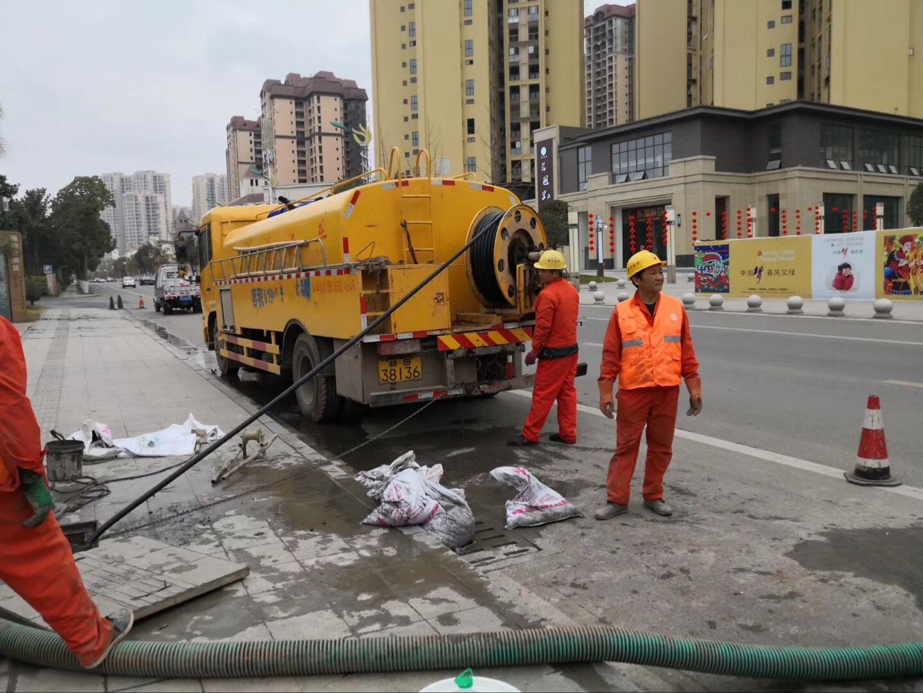 乐业排污管道清淤-管道清洗